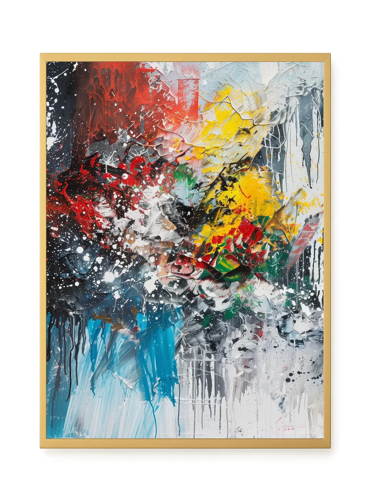 Chromatic Chaos Canvas Wall Art