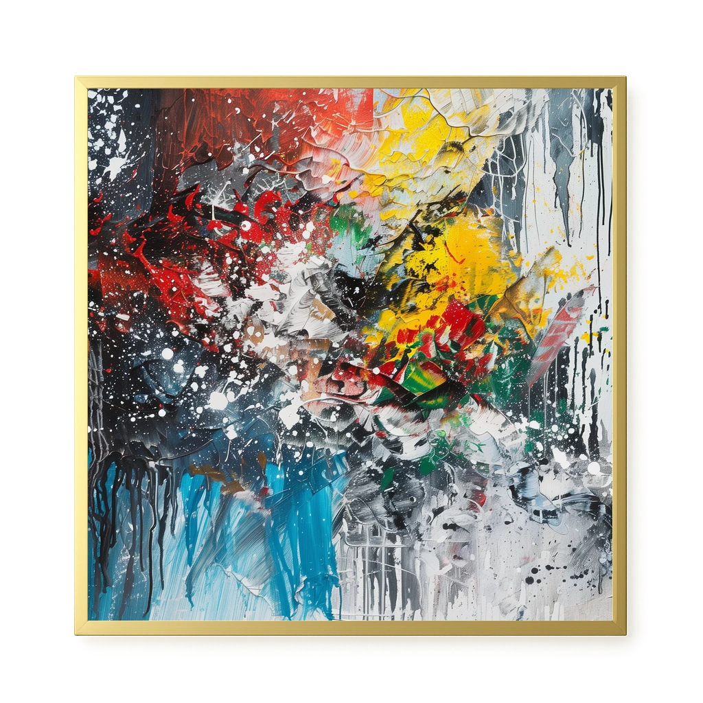 Chromatic Chaos Canvas Wall Art