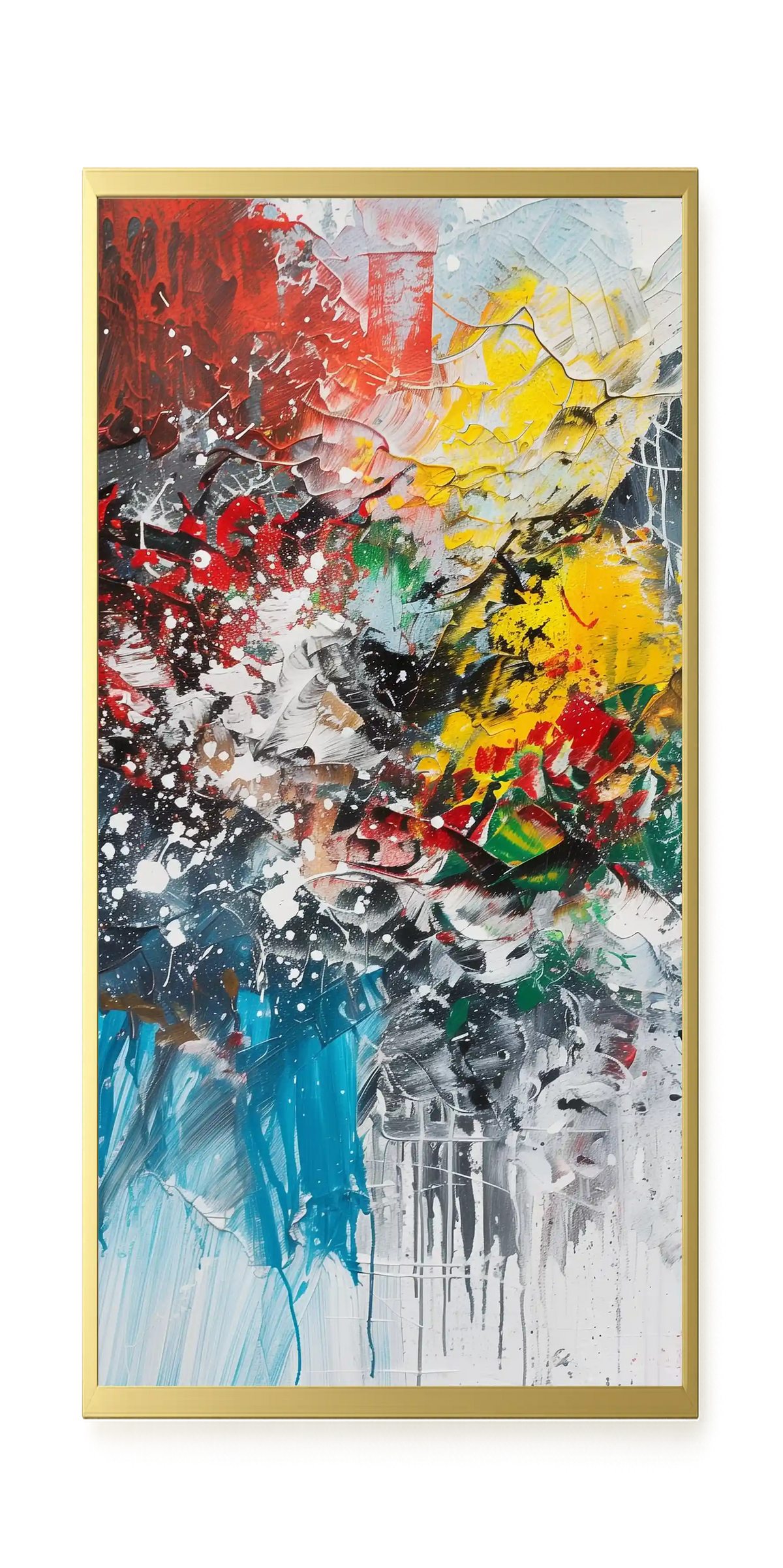 Chromatic Chaos Canvas Wall Art