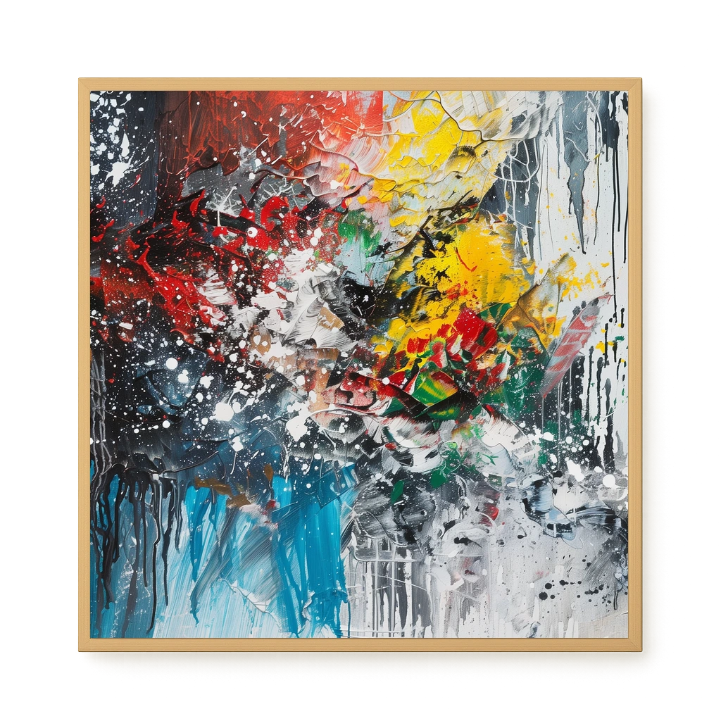 Chromatic Chaos Canvas Wall Art