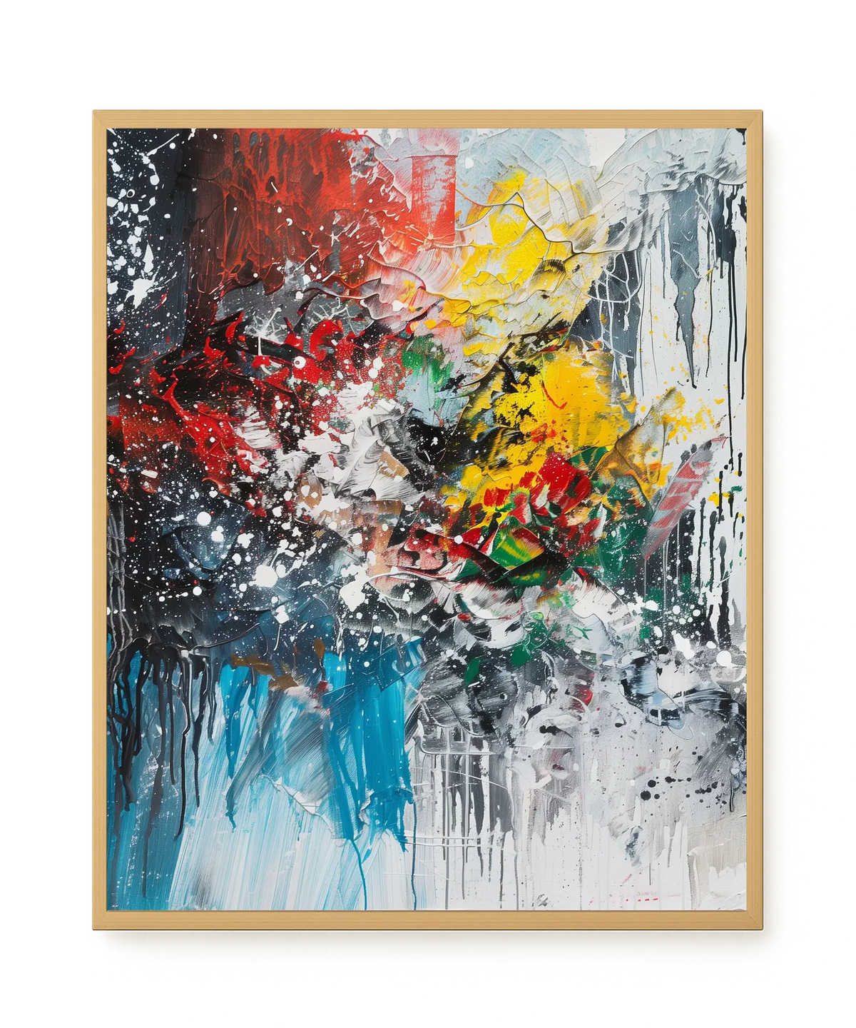 Chromatic Chaos Canvas Wall Art