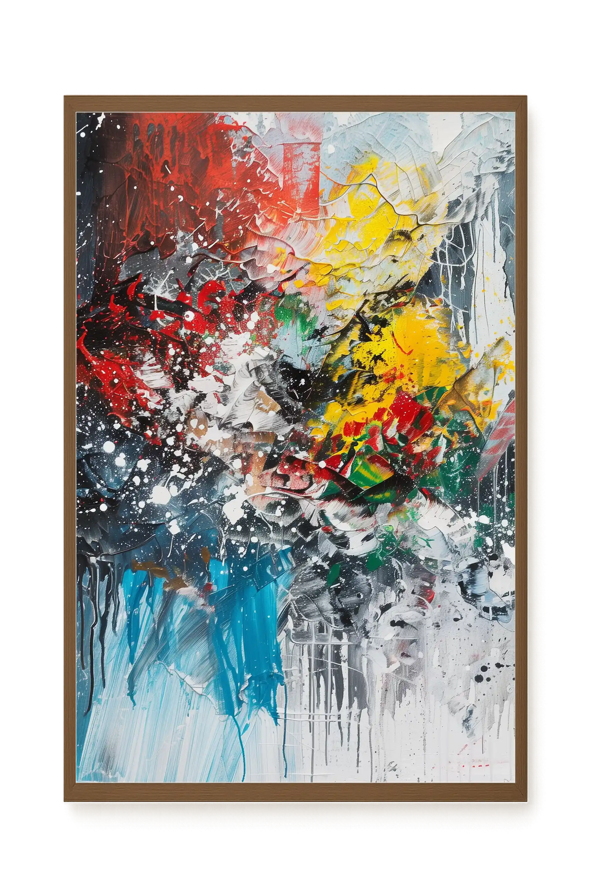 Chromatic Chaos Canvas Wall Art