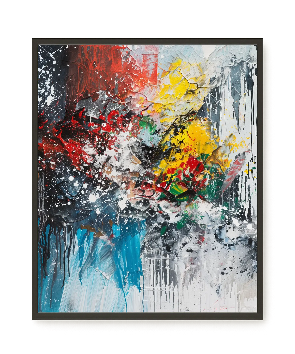 Chromatic Chaos Canvas Wall Art