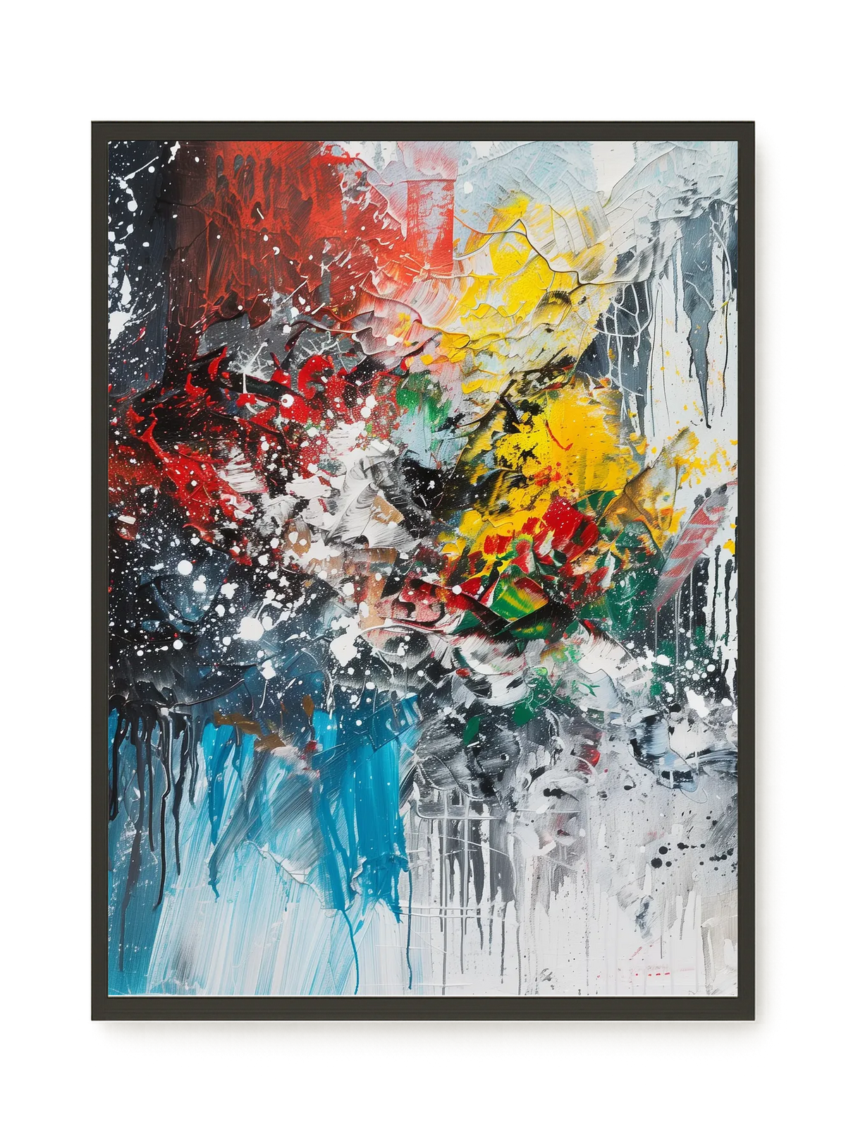 Chromatic Chaos Canvas Wall Art