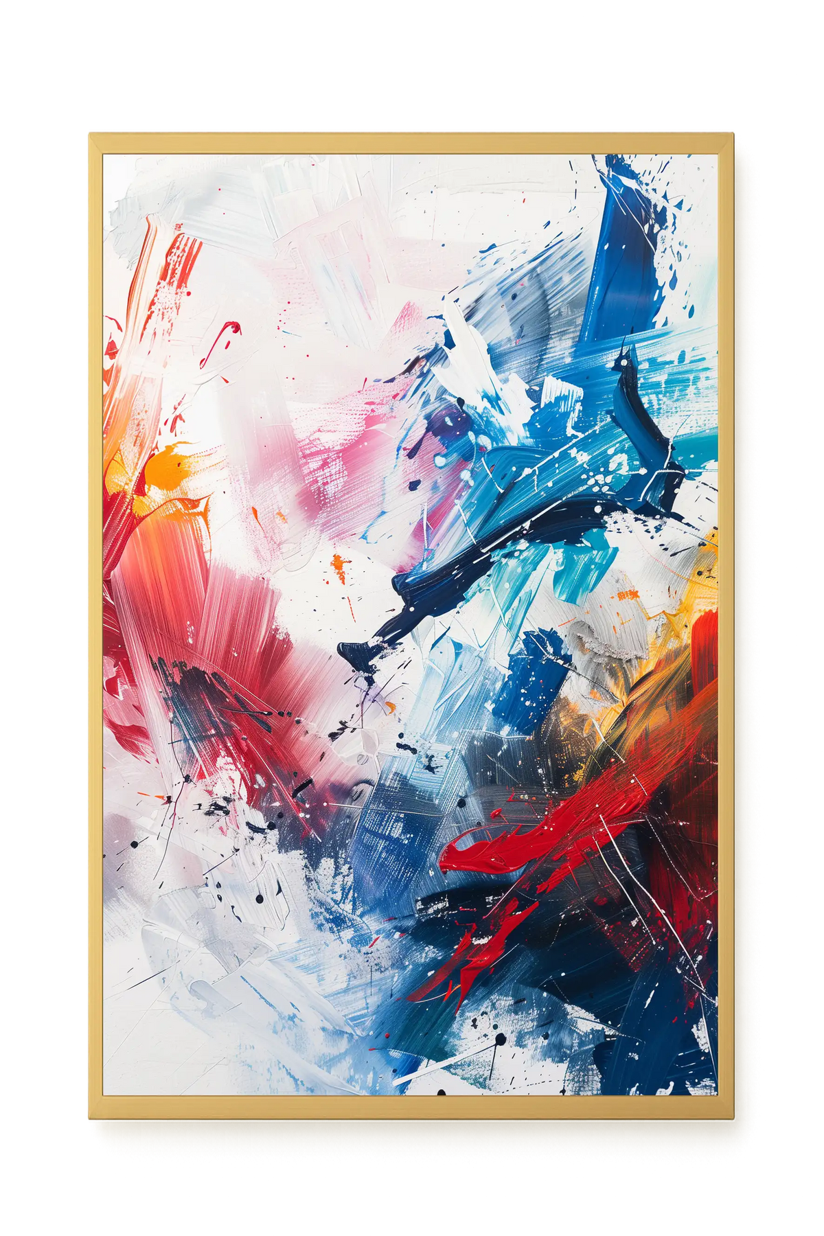 Emotional Collision Canvas Print