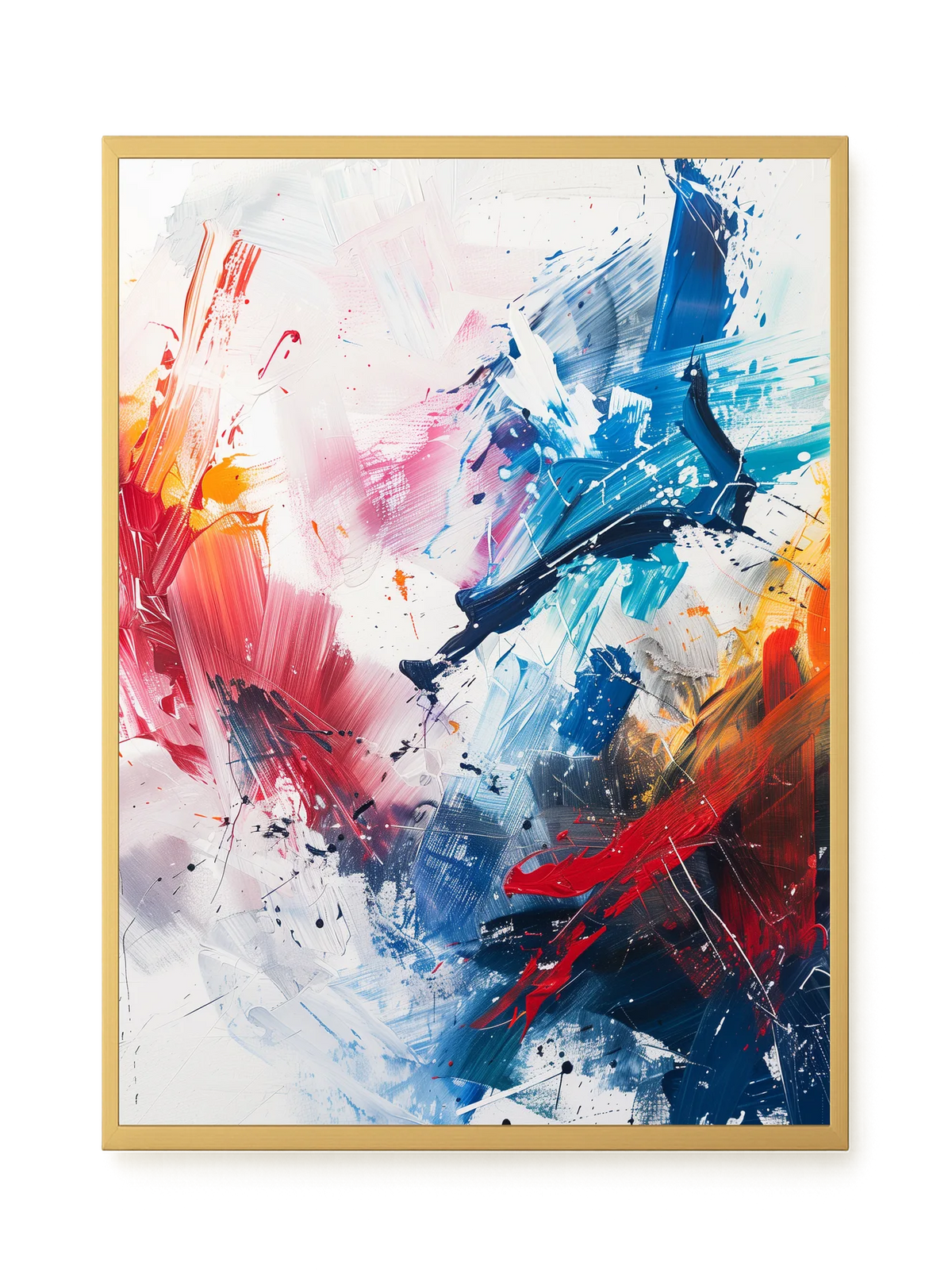 Emotional Collision Canvas Print