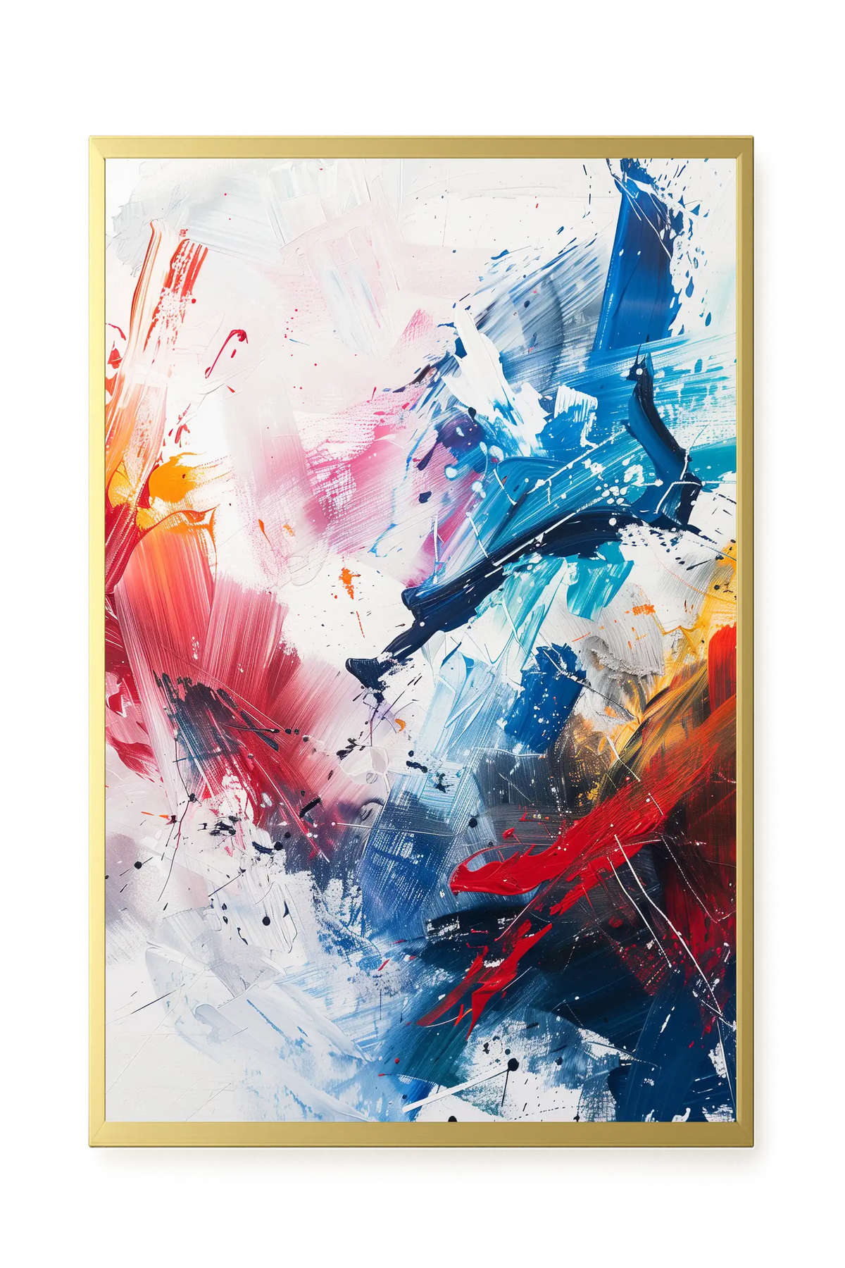 Emotional Collision Canvas Print