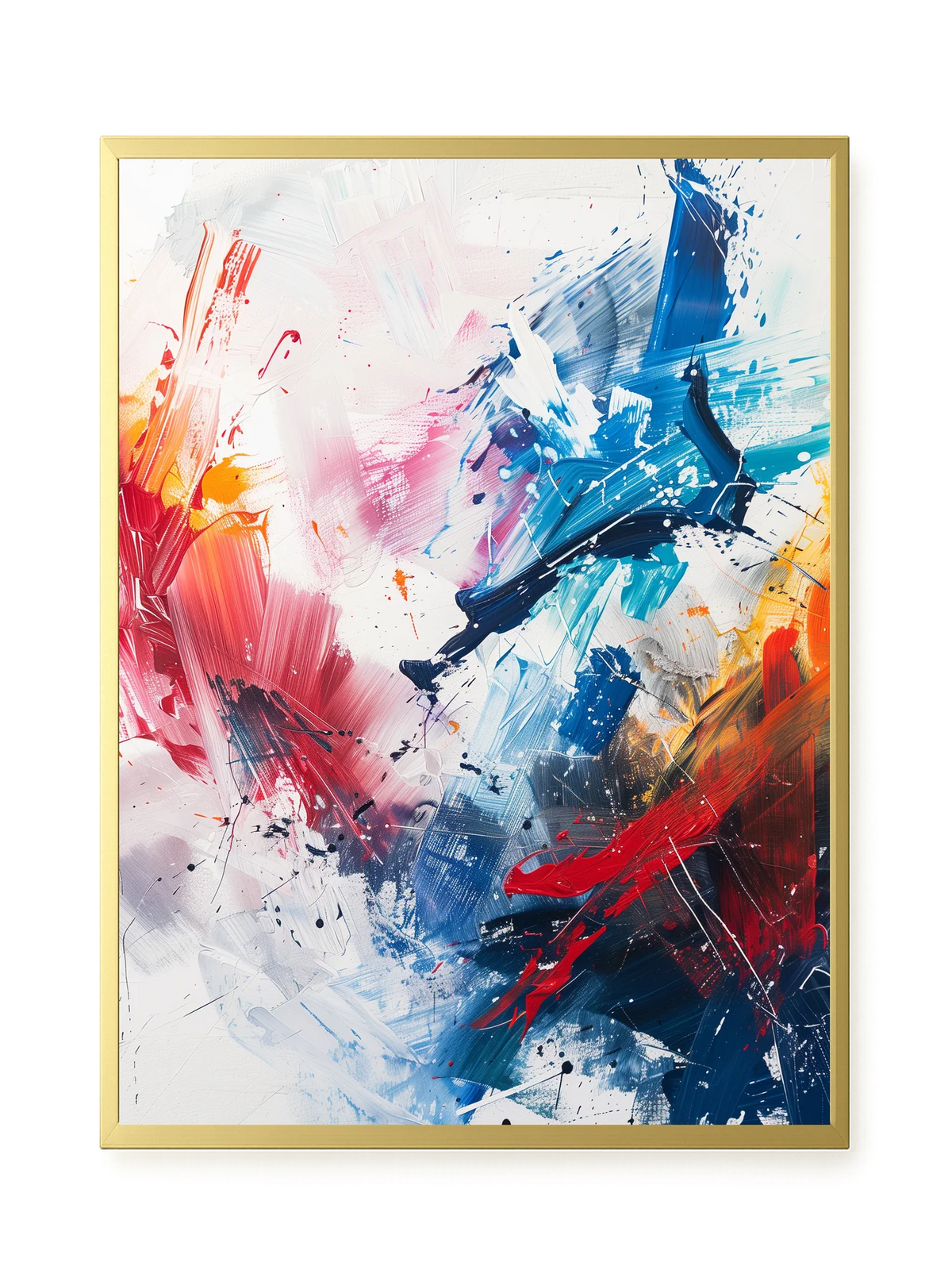 Emotional Collision Canvas Print