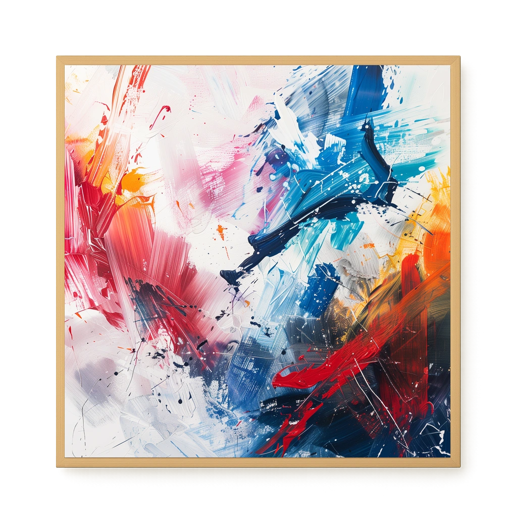 Emotional Collision Canvas Print