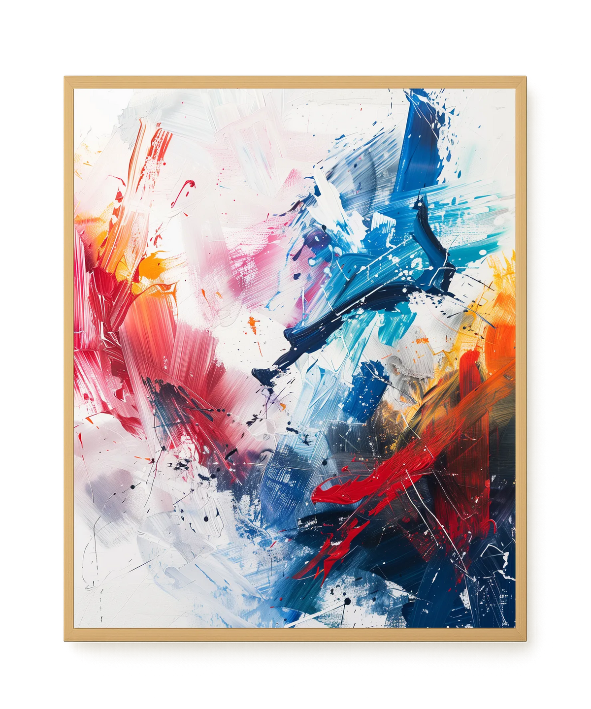 Emotional Collision Canvas Print