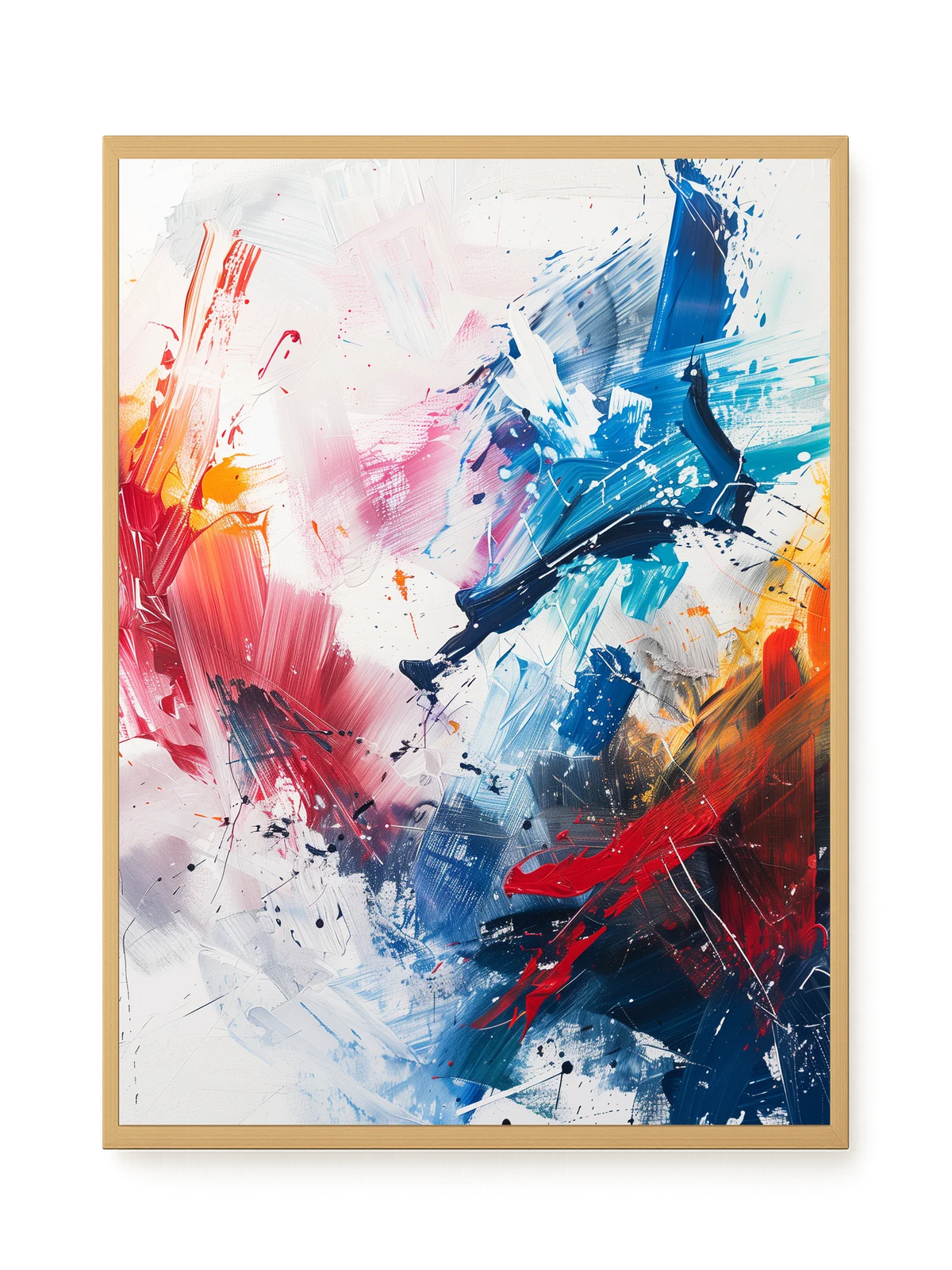 Emotional Collision Canvas Print