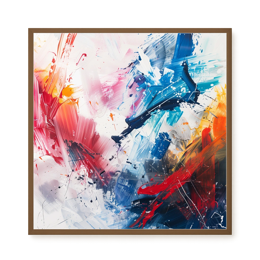 Emotional Collision Canvas Print