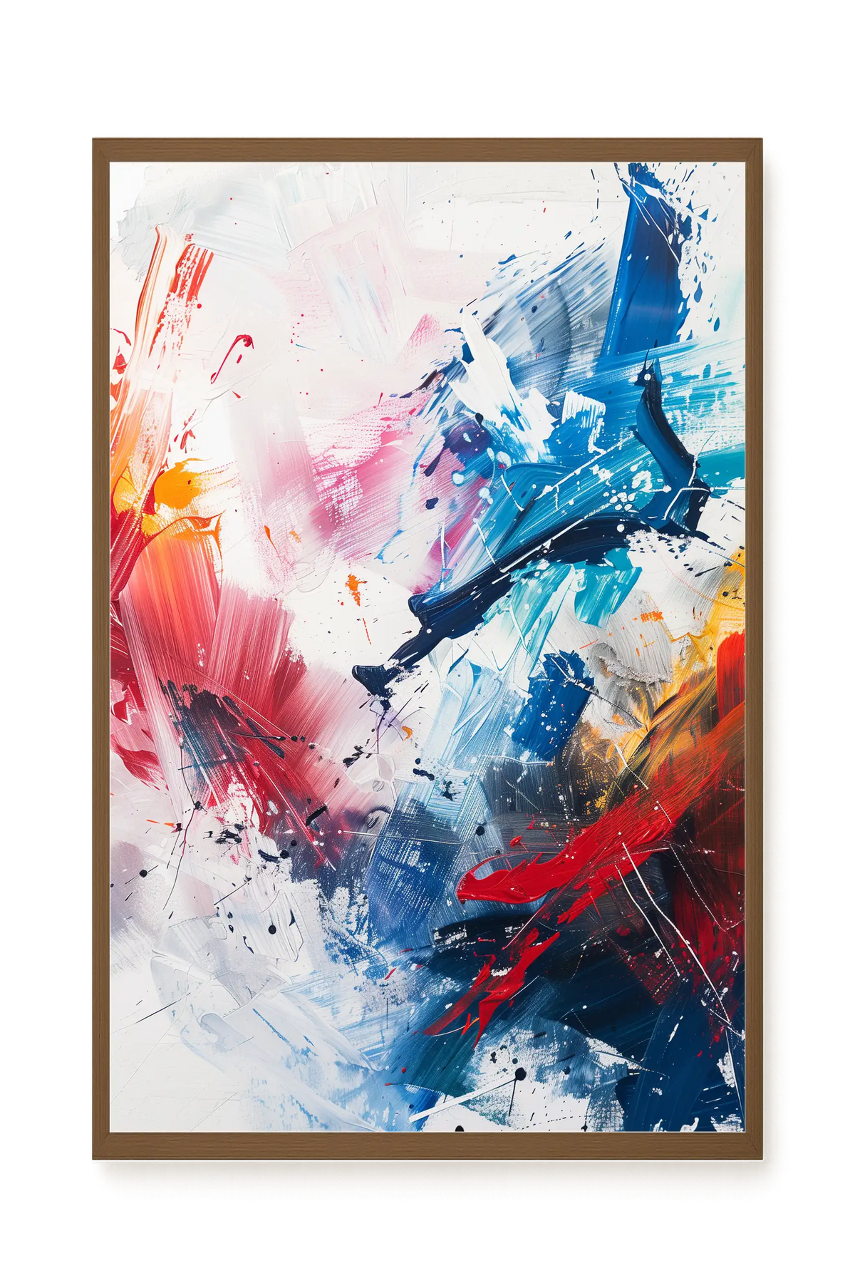 Emotional Collision Canvas Print