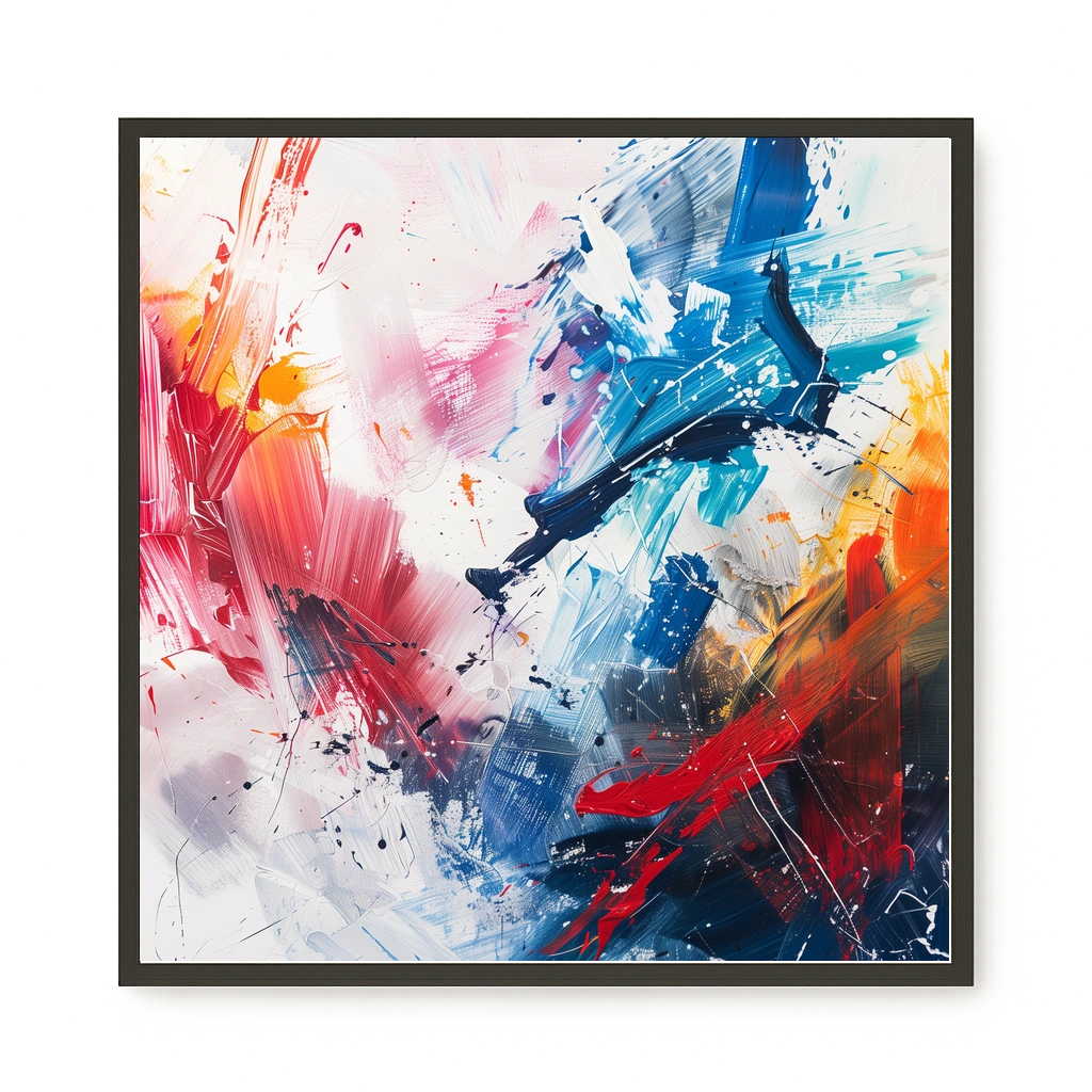 Emotional Collision Canvas Print
