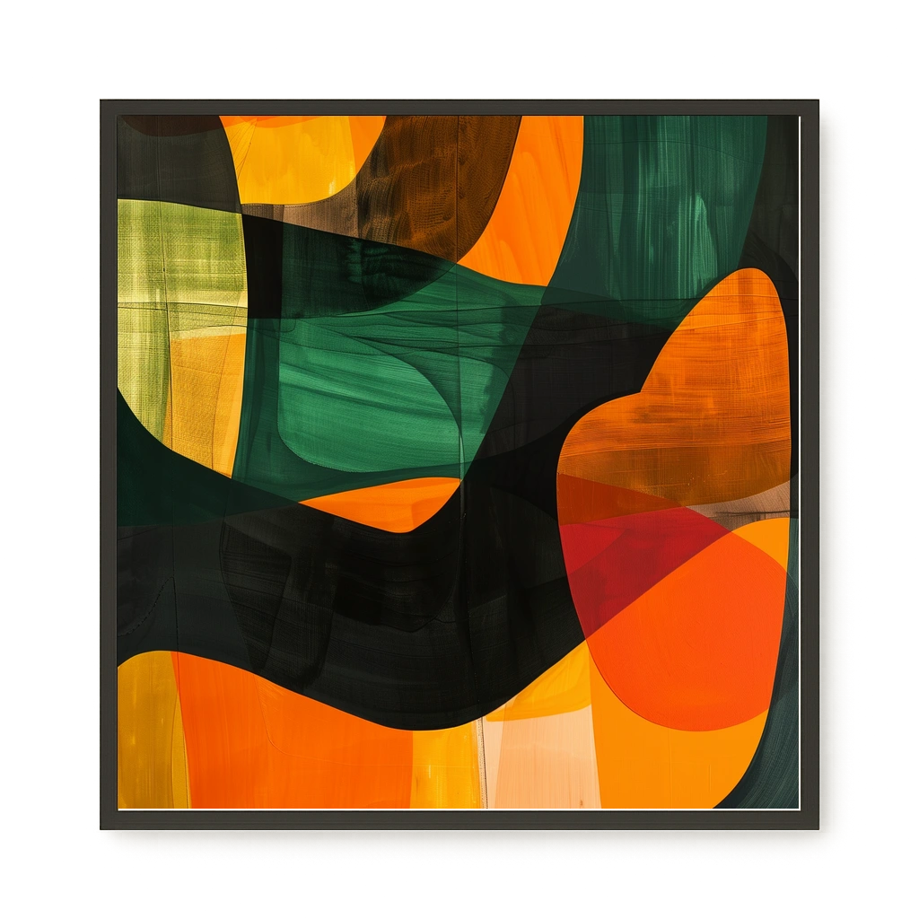 Visual Eruption Canvas Print
