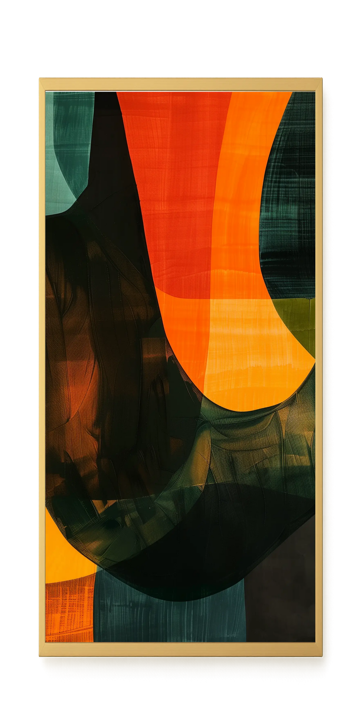 Spatial Convergence Canvas Wall Art