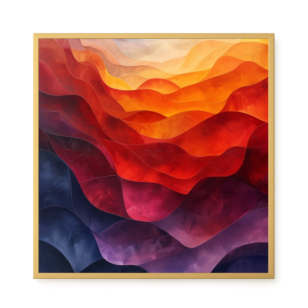 Luminous Layers Canvas Print