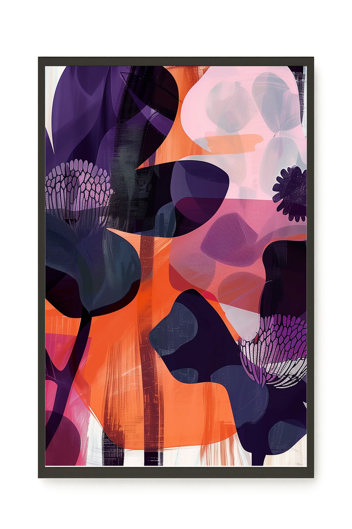 Interwoven Blooms Canvas Wall Art
