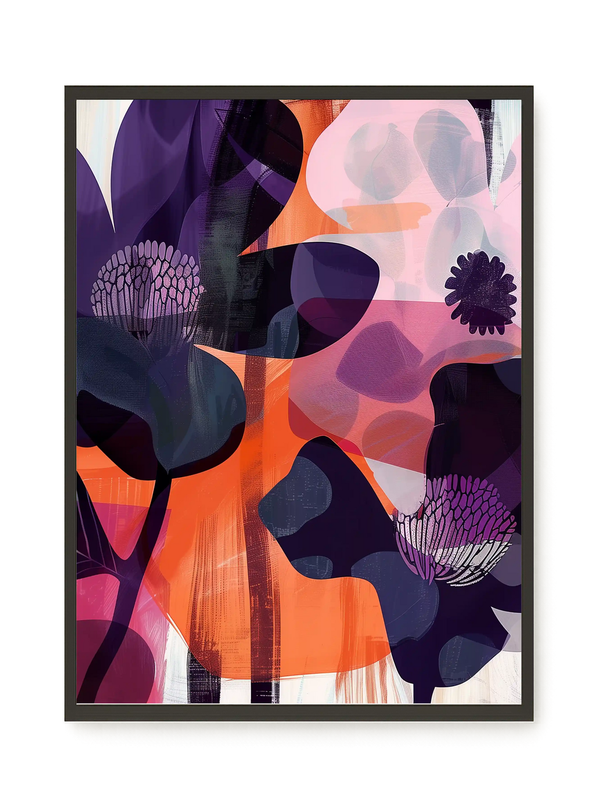 Interwoven Blooms Canvas Wall Art