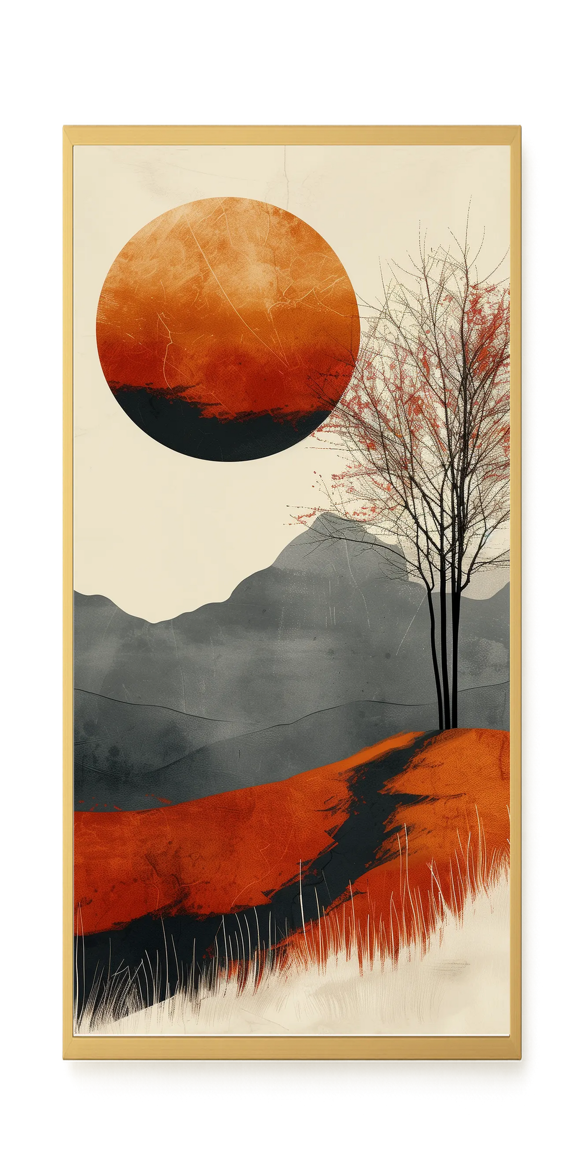 Flaming Legend Canvas Print