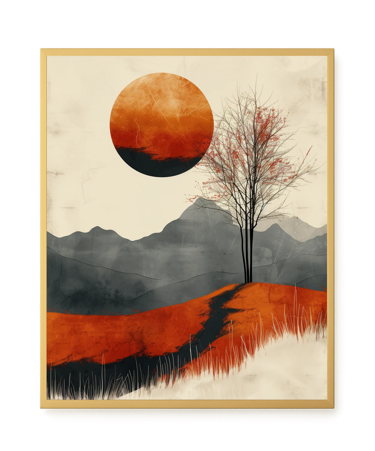 Flaming Legend Canvas Print