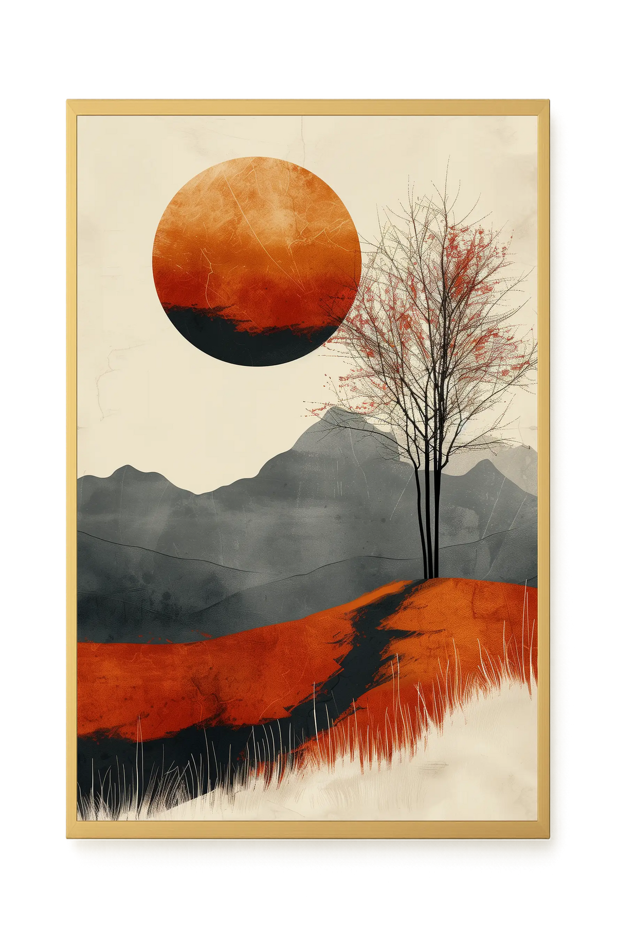 Flaming Legend Canvas Print