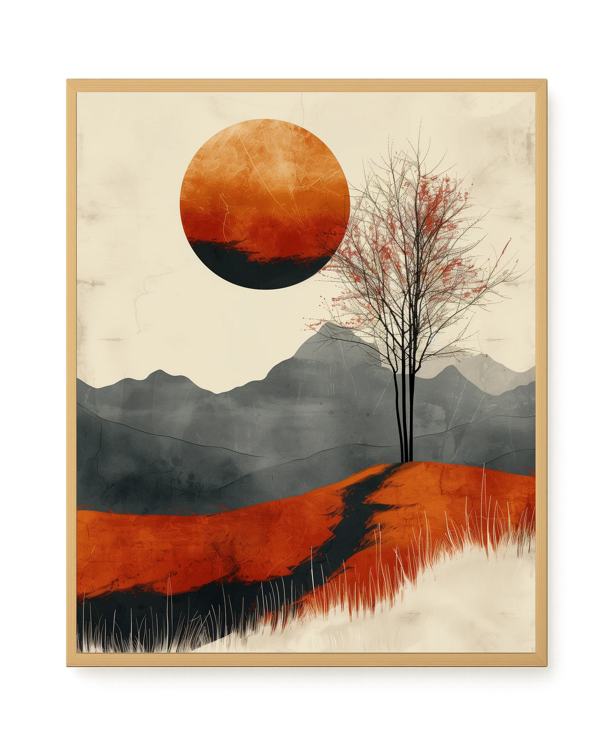 Flaming Legend Canvas Print