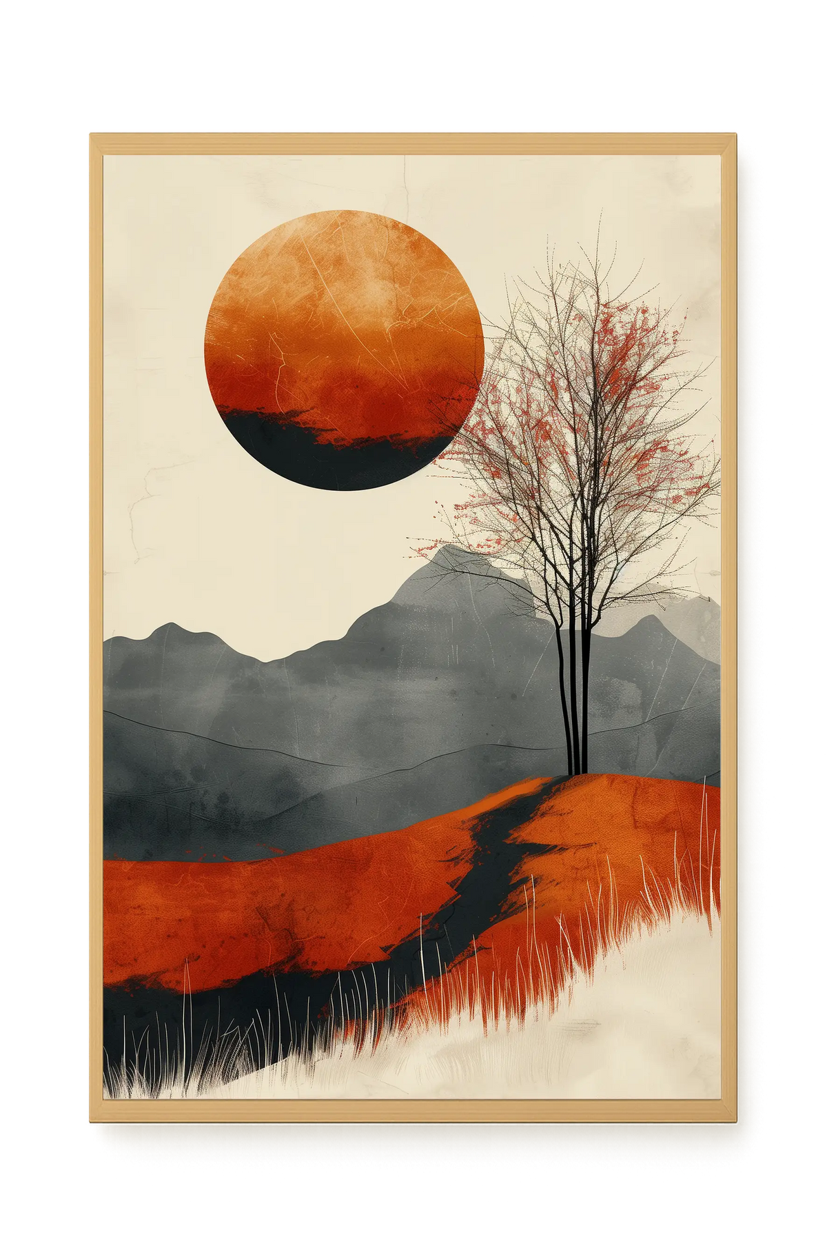 Flaming Legend Canvas Print