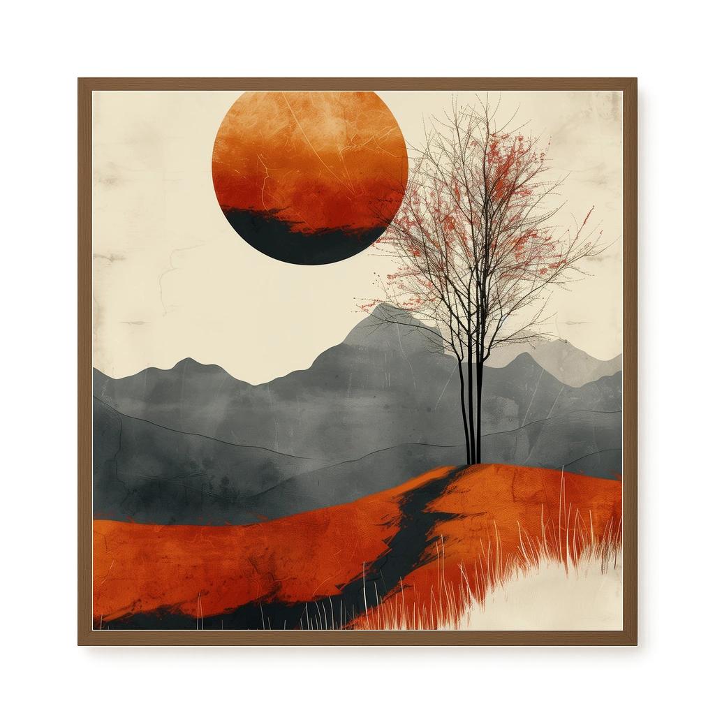 Flaming Legend Canvas Print