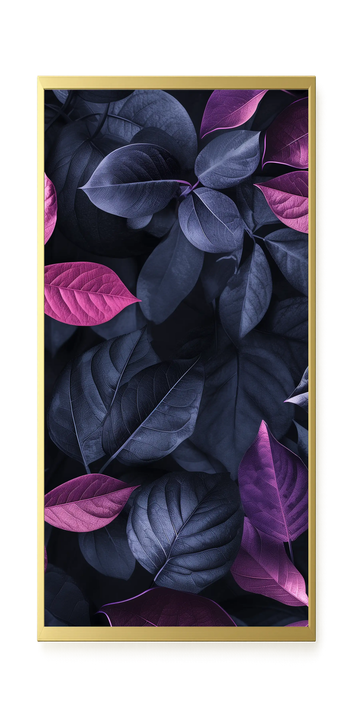 Night Leaves Canvas Wall Art