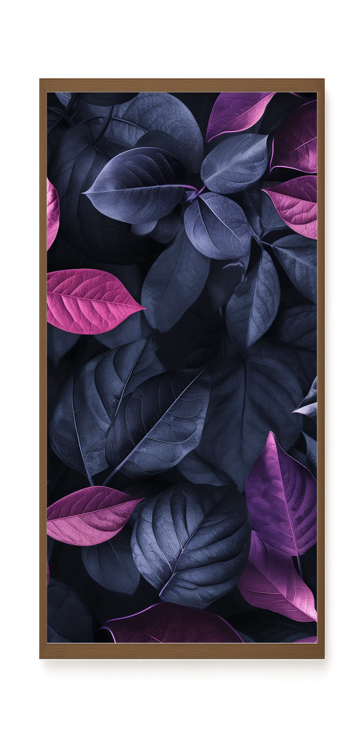 Night Leaves Canvas Wall Art