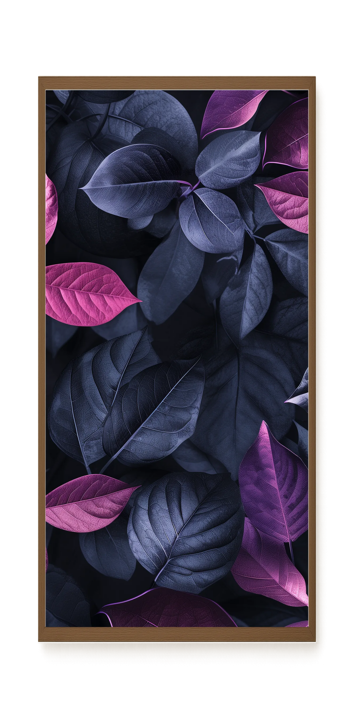 Night Leaves Canvas Wall Art