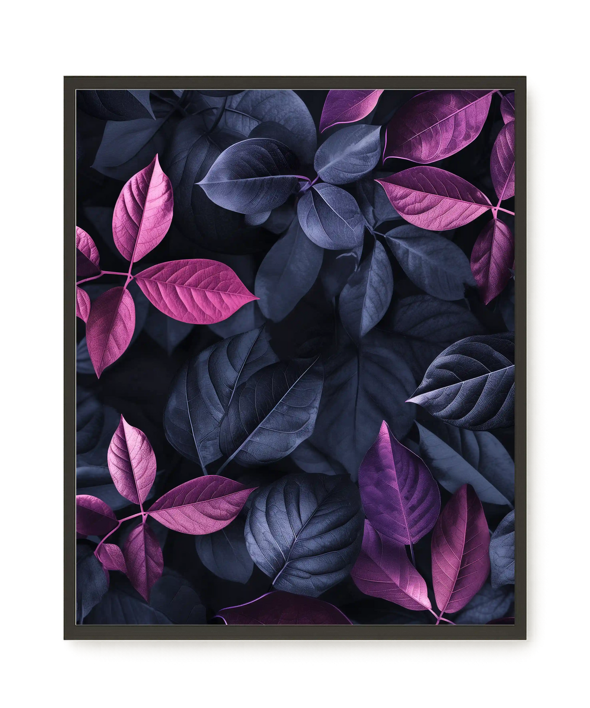 Night Leaves Canvas Wall Art