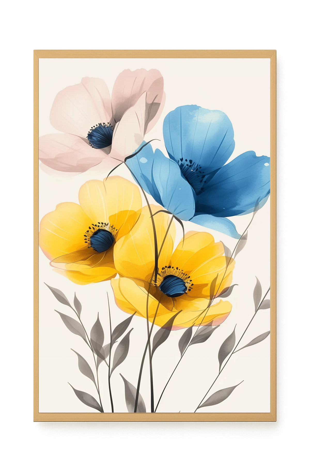 Soft Blooms Canvas Print