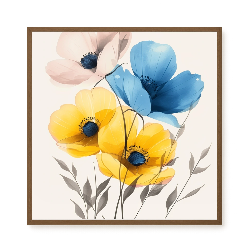 Soft Blooms Canvas Print