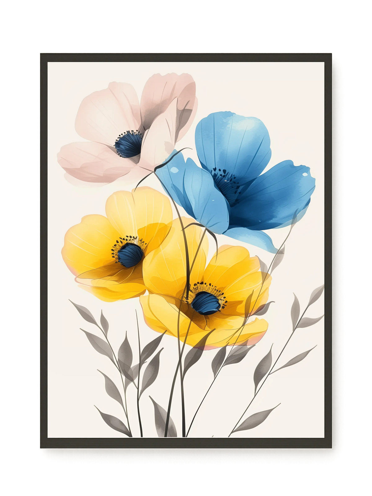 Soft Blooms Canvas Print