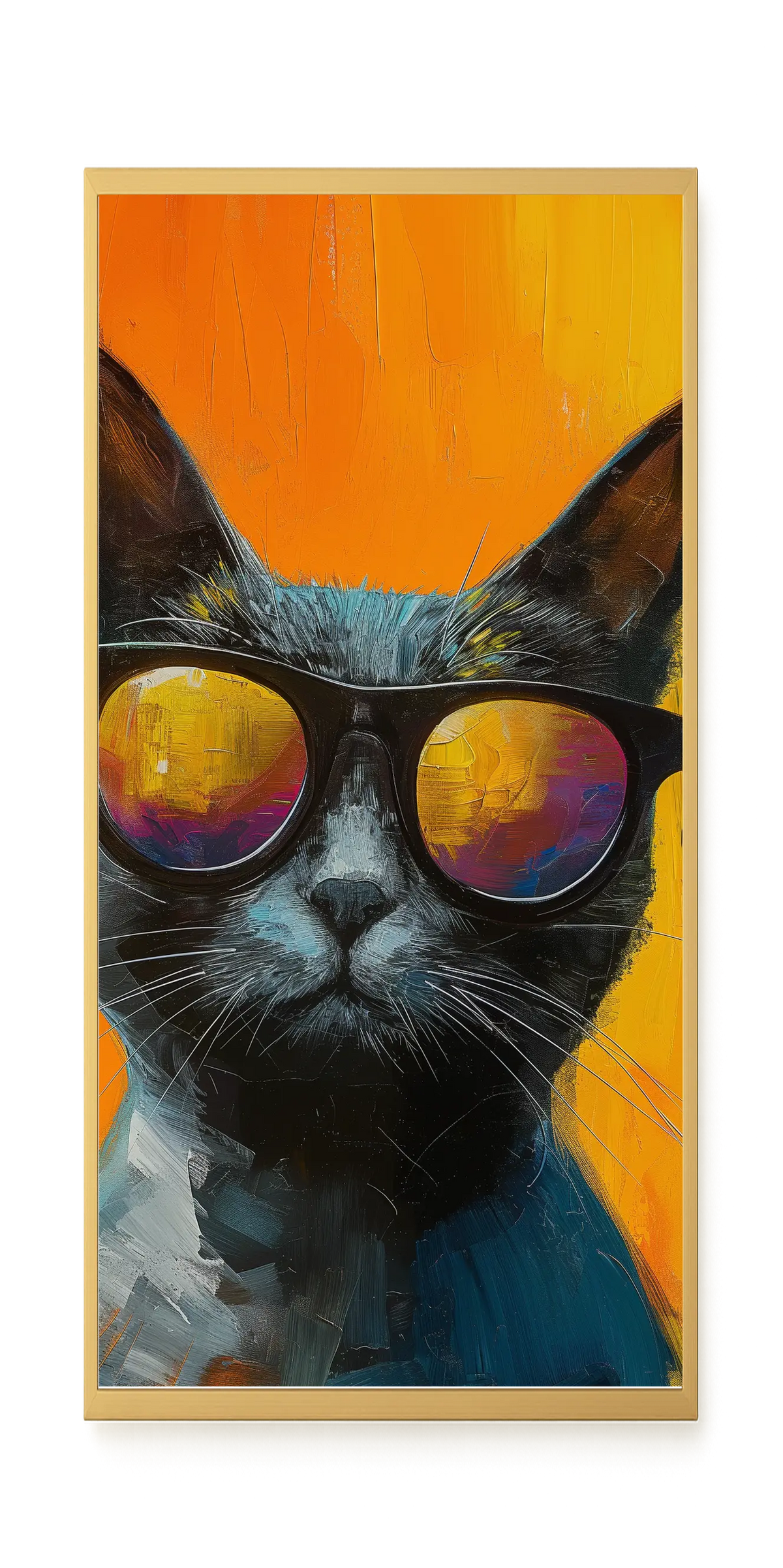 Stylish Cat Canvas Print