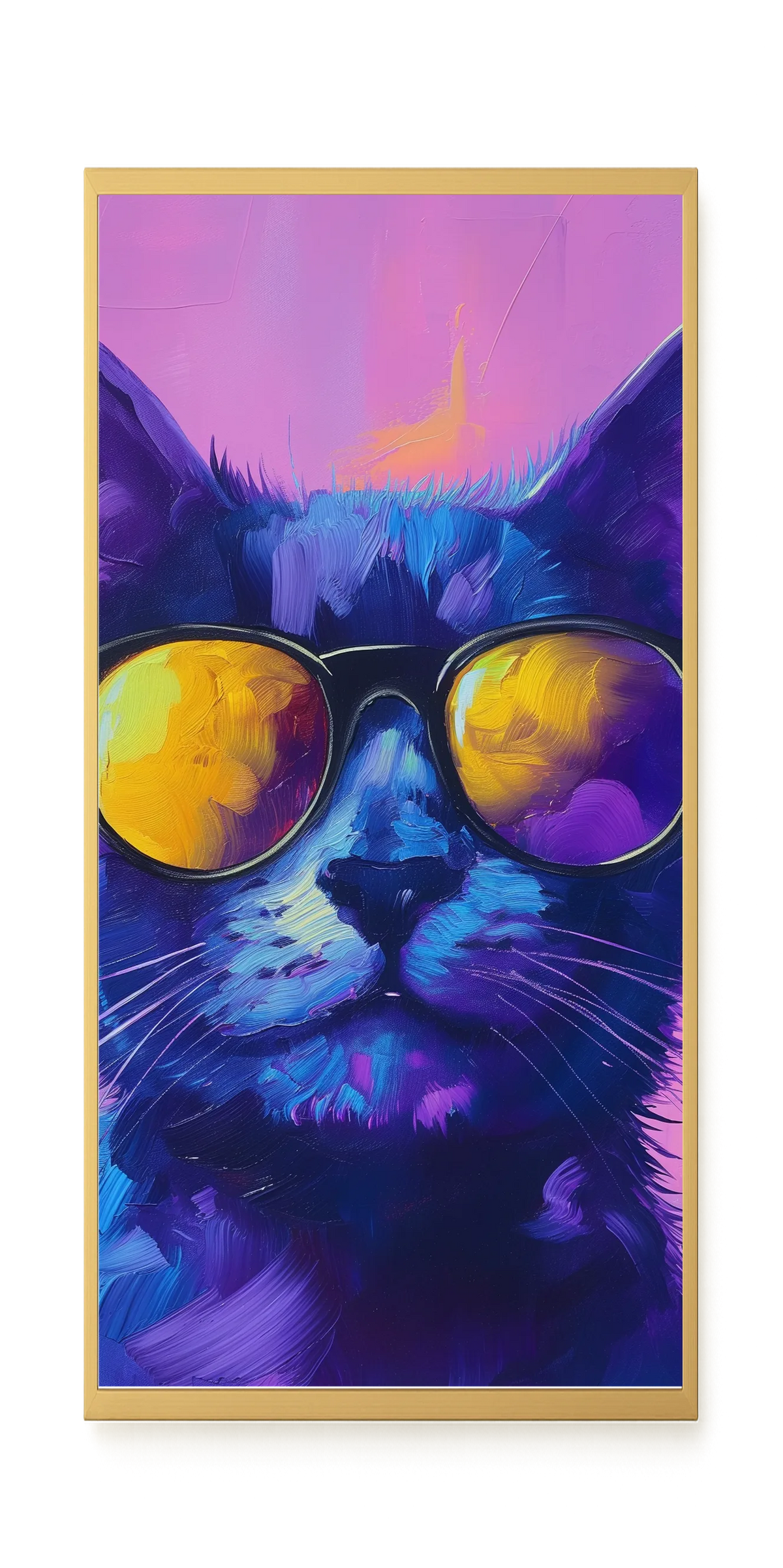 Modern Cat Canvas Wall Art