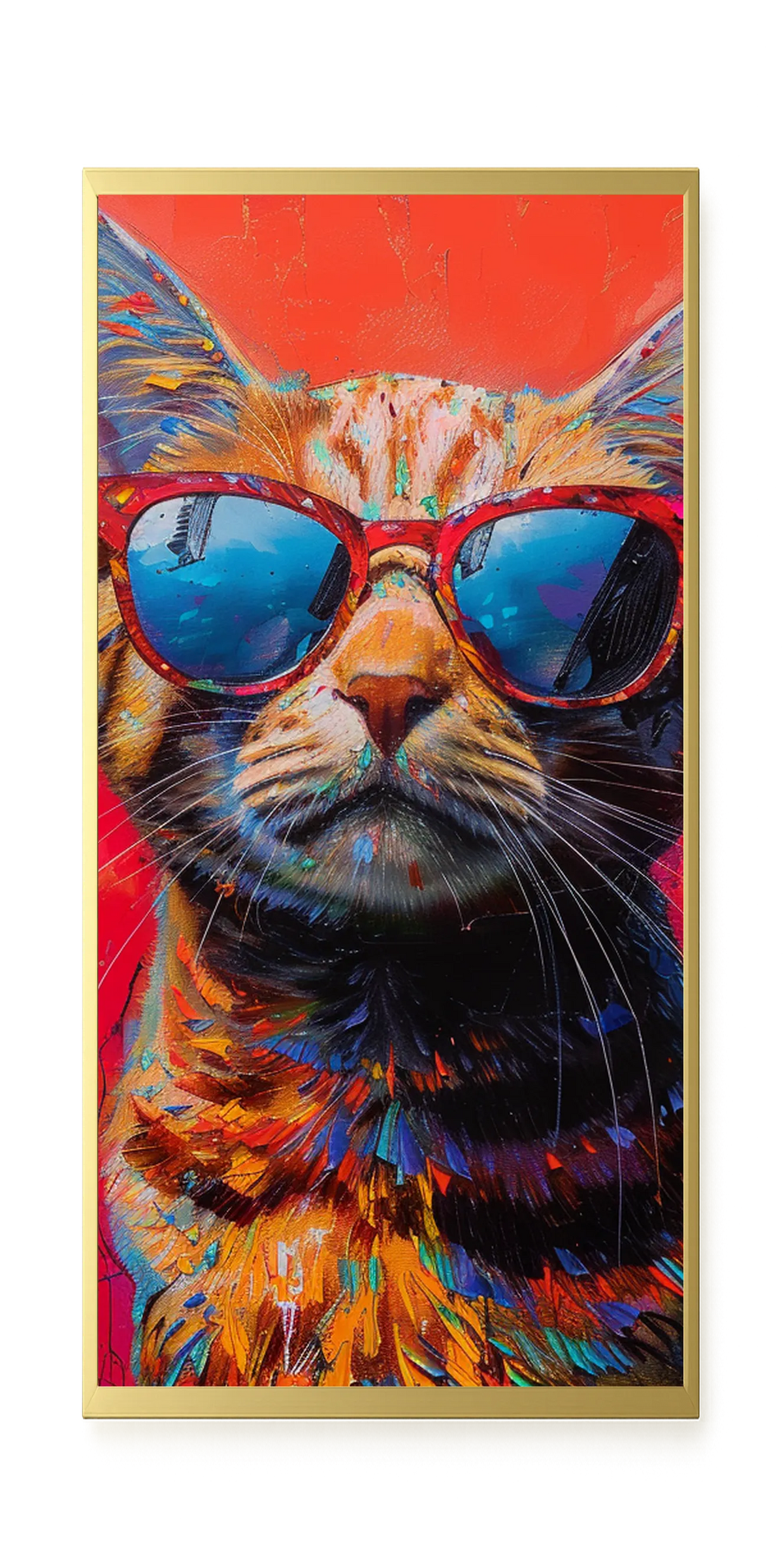 Colorful Cat Canvas Print