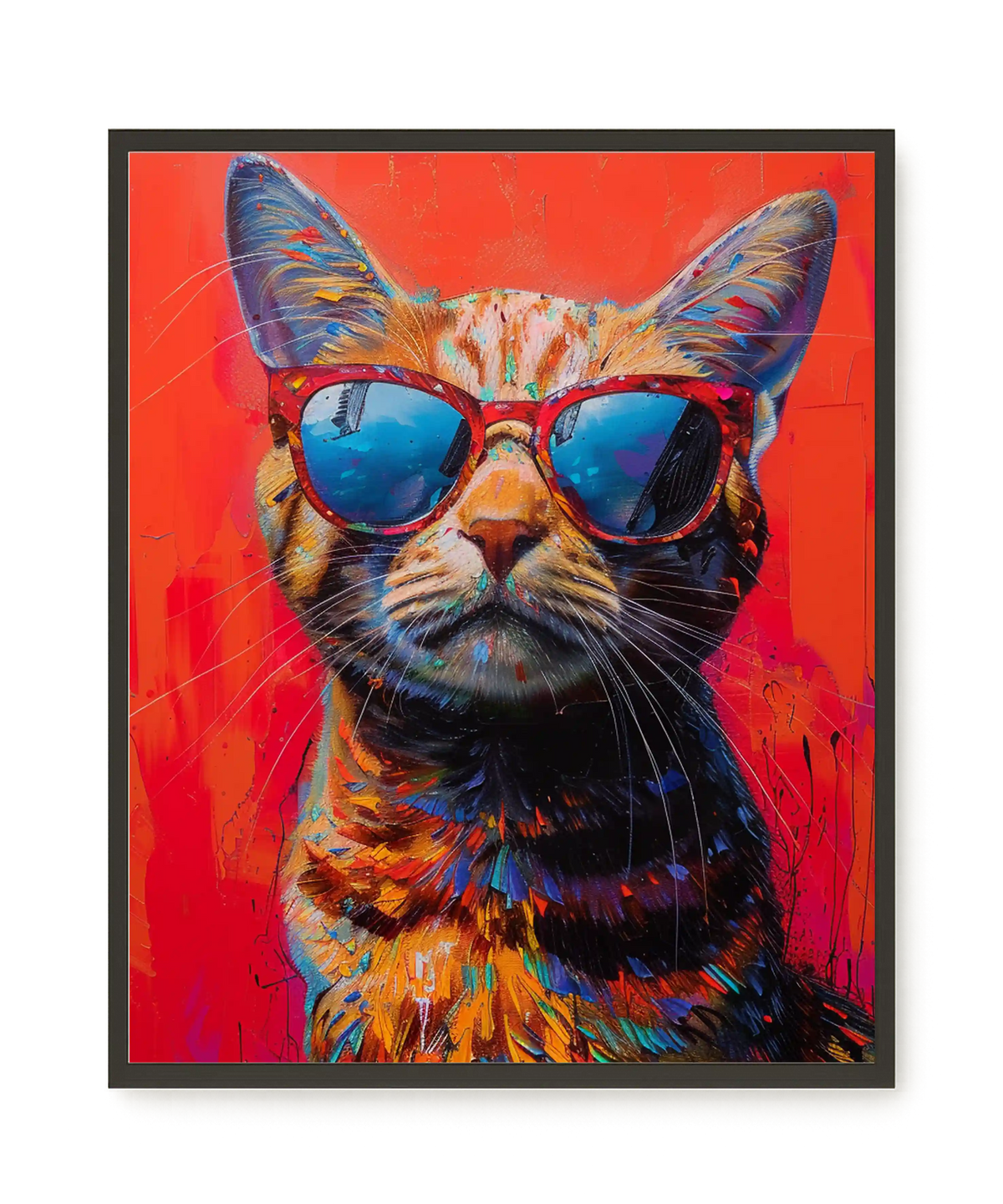 Colorful Cat Canvas Print