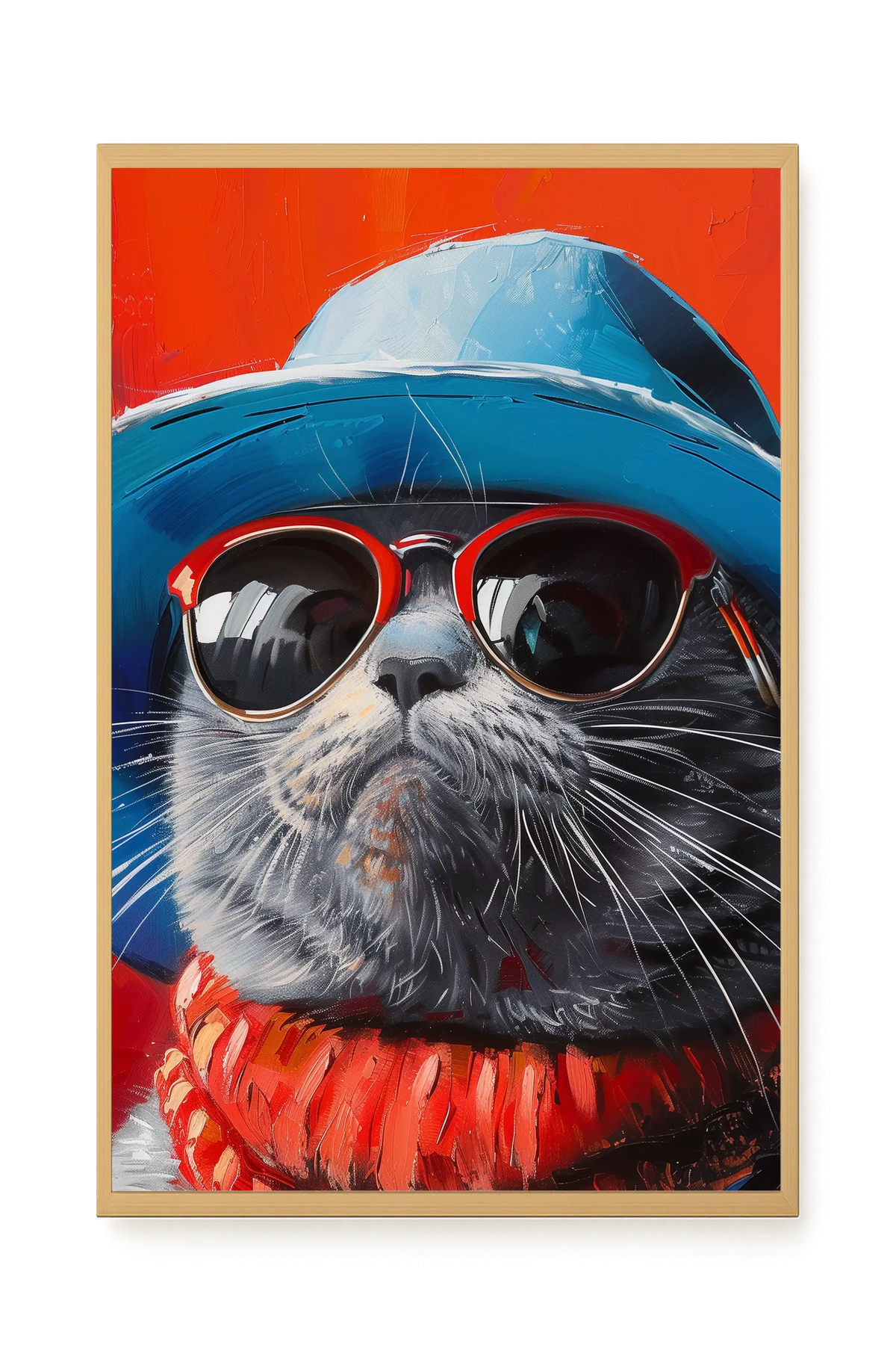 Dark Profile Canvas Print