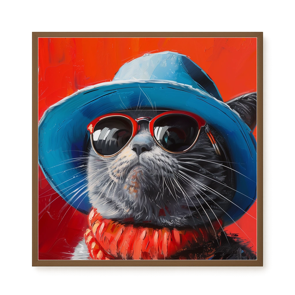 Dark Profile Canvas Print