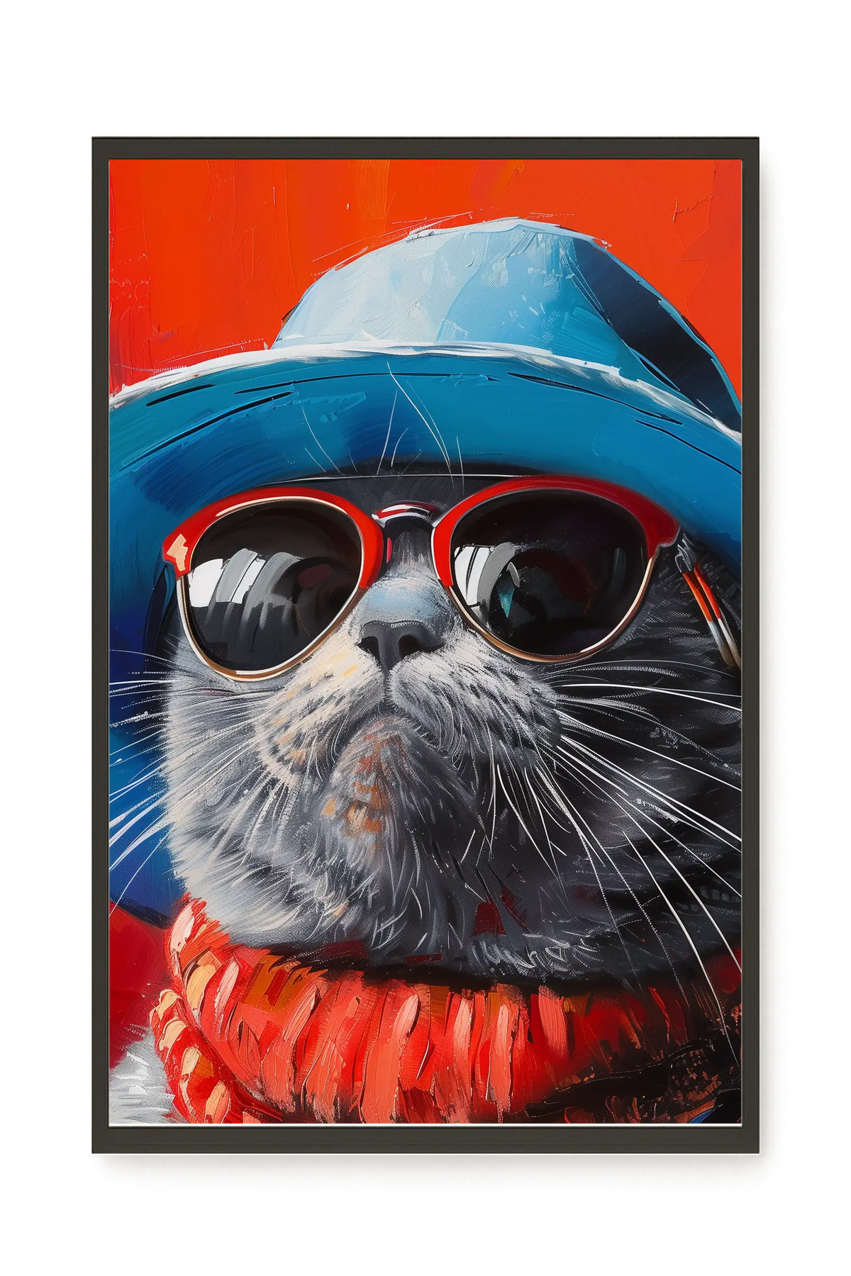 Dark Profile Canvas Print