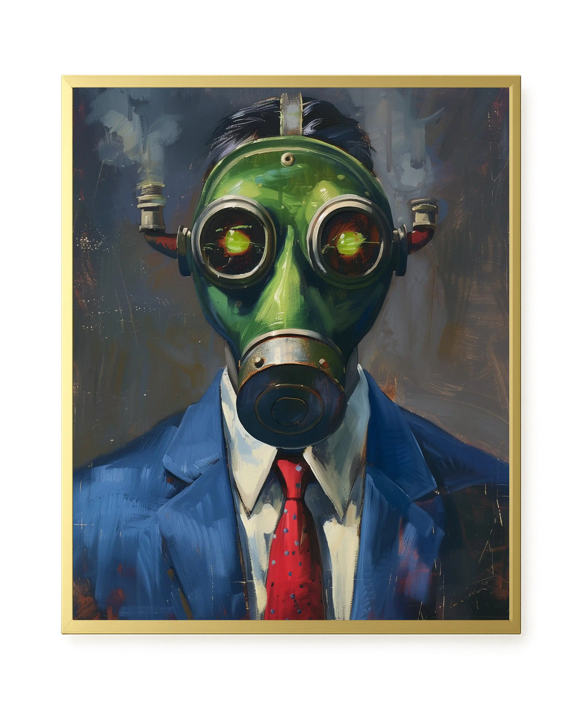 Masked Identity Canvas Wall Art
