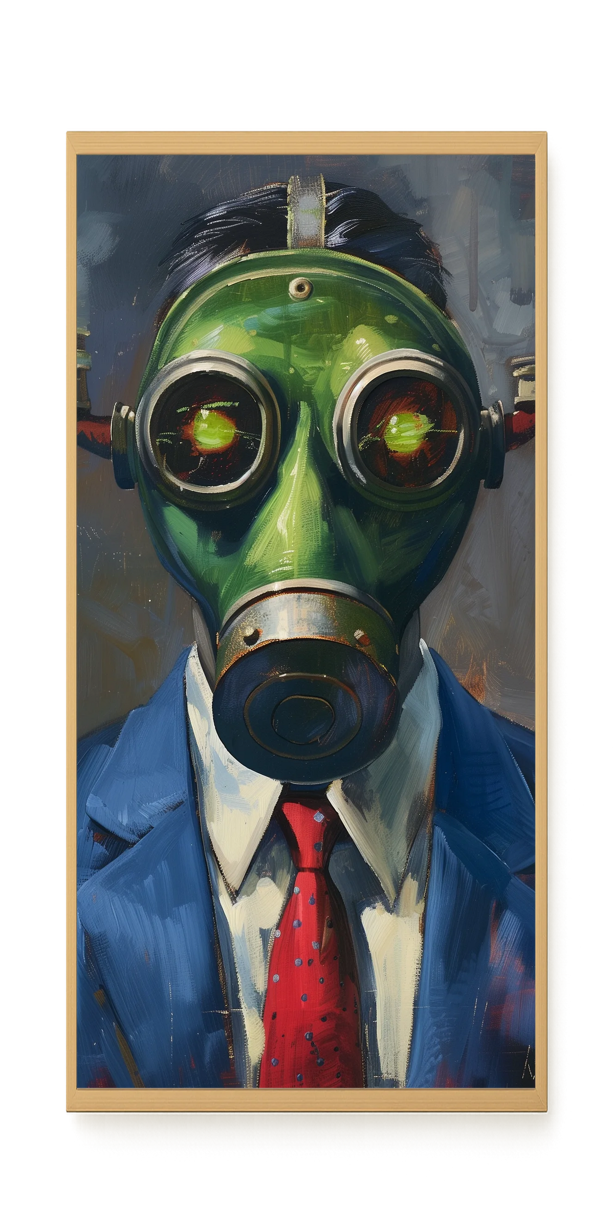 Masked Identity Canvas Wall Art