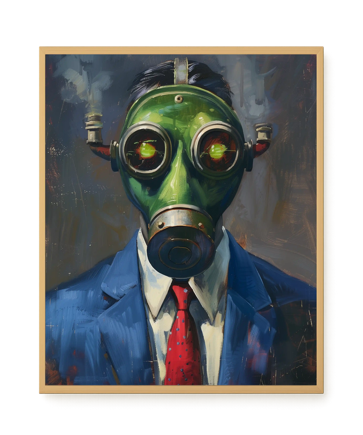 Masked Identity Canvas Wall Art