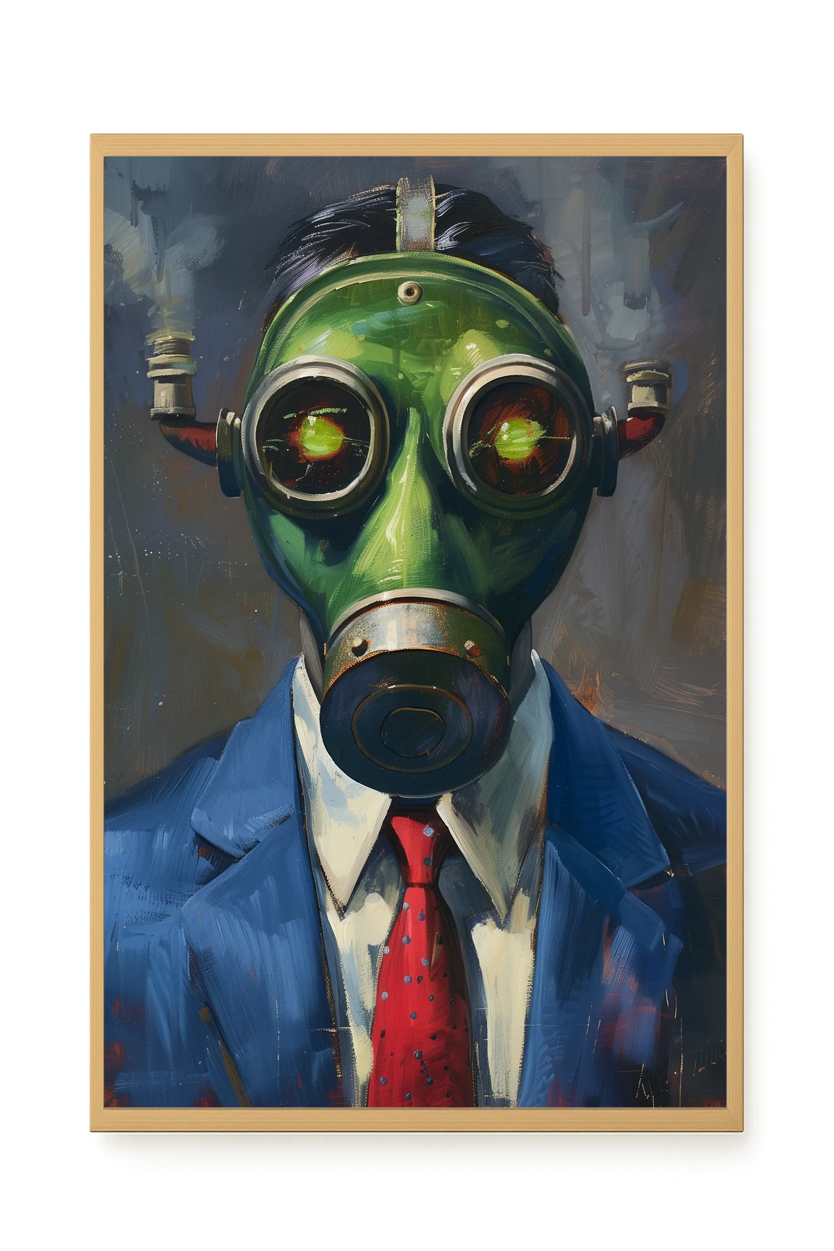Masked Identity Canvas Wall Art