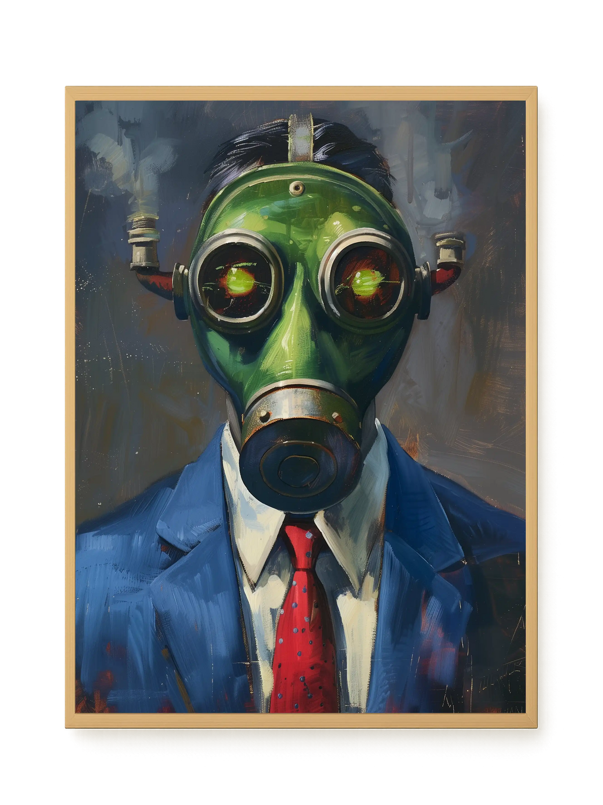 Masked Identity Canvas Wall Art