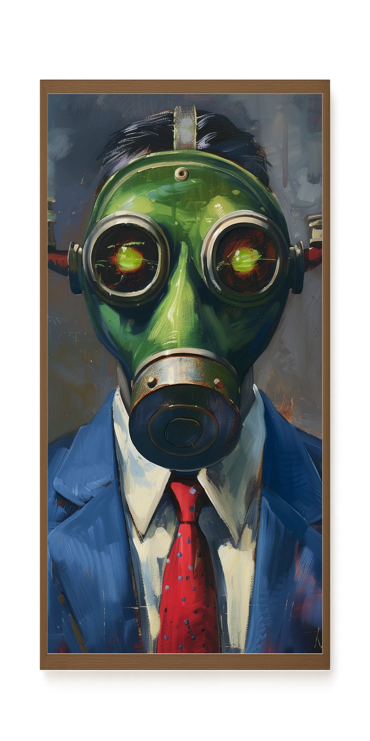 Masked Identity Canvas Wall Art