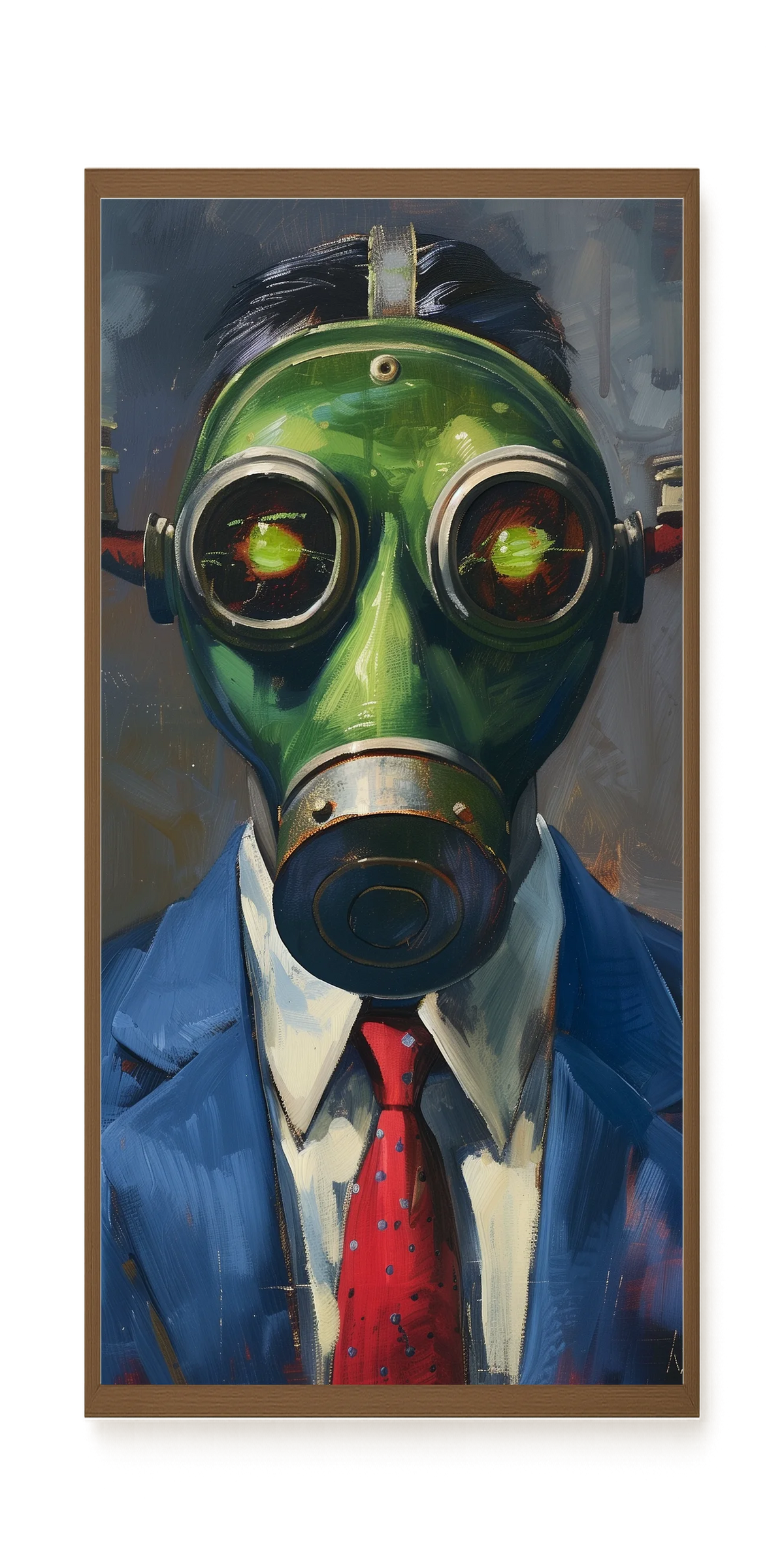 Masked Identity Canvas Wall Art
